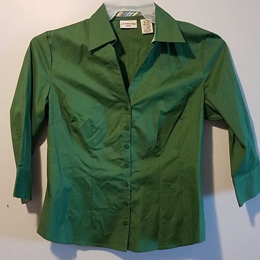 St John's Bay Button Down shirt NWOT